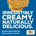 thumbnail image 3 of PB2 Natural Creamy Peanut Butter | All Natural Peanut Butter Spread | Healthy, Naturally Sweetened with Zero Added Sugar, Certified Gluten Free, Vegan (1-Pound Jar), 3 of 8