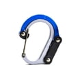 thumbnail image 2 of Greeniant Mosquetón para exteriores Plegable Rotación de 360 ​​​​grados Hebilla de correas para acampar Escalada Azul, 2 of 6