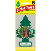 Little Trees Air Freshener Royal Pine Fragrance 6-Pack