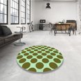 thumbnail image 4 of Ahgly Company Machine Washable Indoor Rectangle Transitional Dark Bronze Brown Area Rugs, 2' x 4', 4 of 7