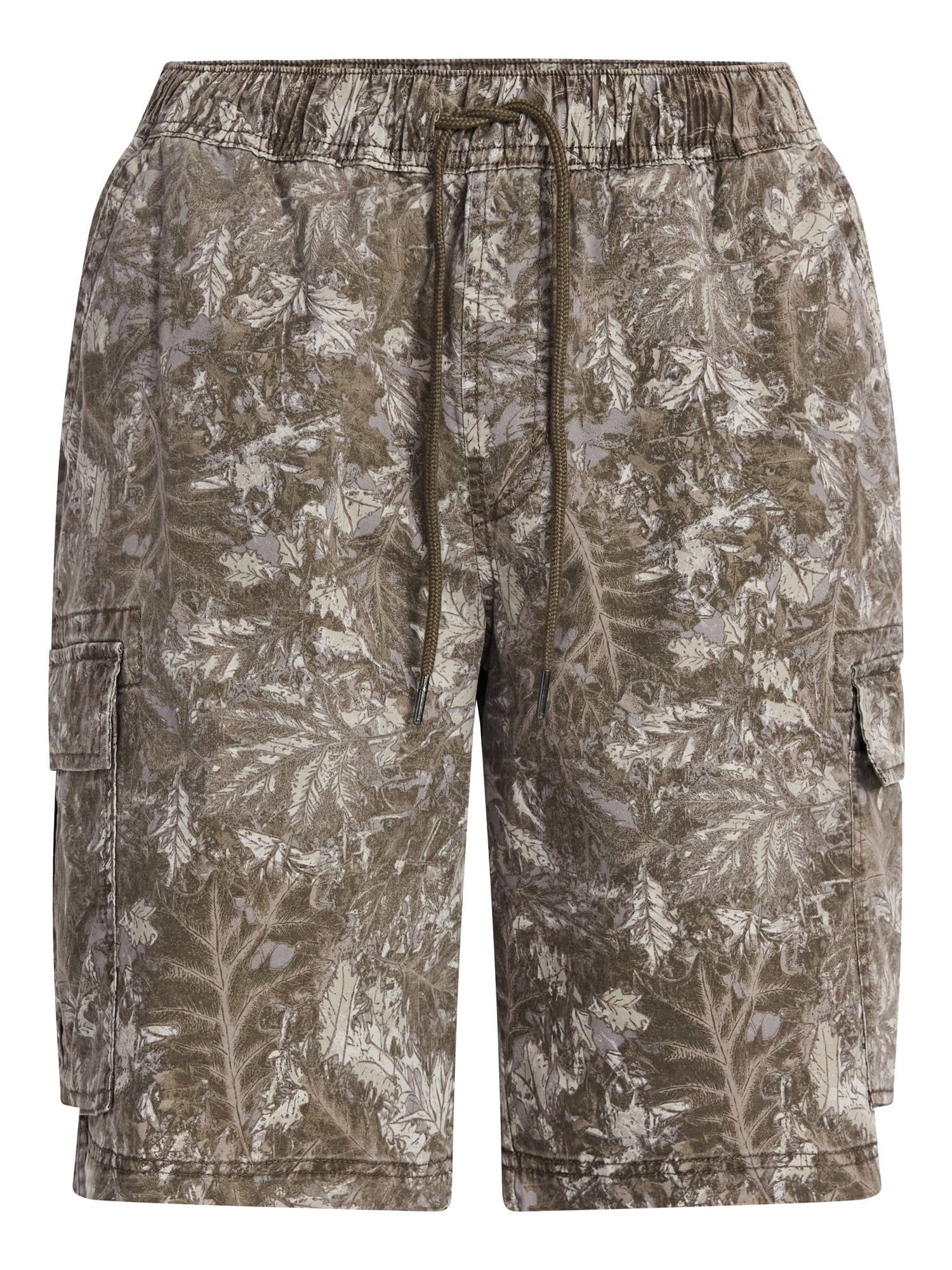 No Boundaries Twill Cargo Shorts, 10" Inseam, Men's XS-5XL