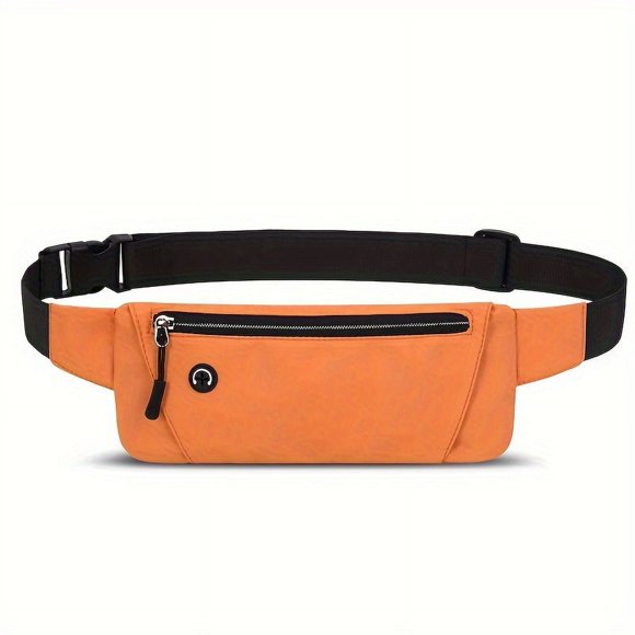 QJUHUNG 1 Pce Sac Banane Résistant à l'Eau - Portefeuille pour Téléphone de Cyclisme et de Course avec Fermeture Éclair - Accessoire de Sport de Plein Air pour Hommes et Femmes