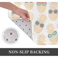 thumbnail image 3 of Front Door Mat Pineapple Vacation Bedroom Entryway Rug Non-Slip Washable Indoor Carpet Doormat Decorative Low Profile Area Rug for Home Living Room Bedroom Laundry Floor Decor, 24 x 16 Inch, 3 of 7