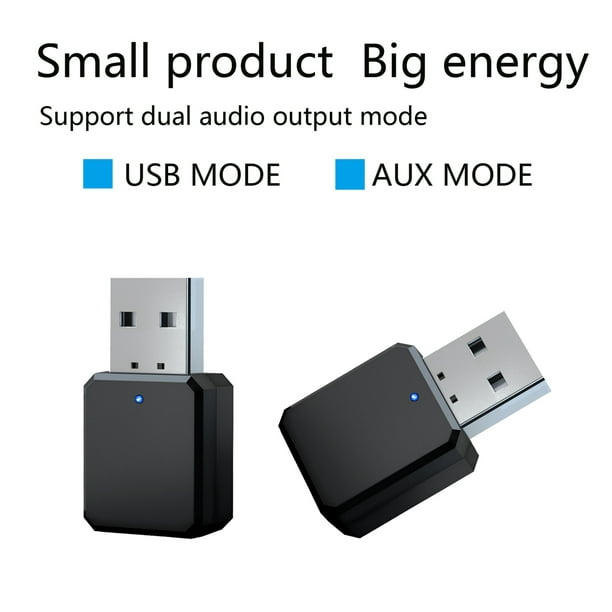 USB Adaptateur Bluetooth clé pour pc transmetteur, BT5.0 dongle pour TV  Connexion Jack 3.5mm pour Voiture/système Audio