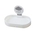 thumbnail image 4 of Jabonera con drenaje, soporte ovalado para jabón de baño. Blanco, 4 of 9