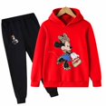 thumbnail image 1 of Conjunto de 2 uds de sudaderas con capucha con estampado de Mickey y Minnie Mouse de Disney de dibujos animados, conjunto de ropa para niñas pequeñas, chándal para niños de 1 a 16 años, Suit120CM Gao Jinjia LED, 1 of 2