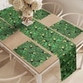 thumbnail image 2 of Ambesonne Tropical Table Runner & Placemats, Toucan Birds on Leaves, Placemat 4 pcs + Runner 12"x72", Green and Multicolor, 2 of 2