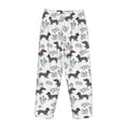 thumbnail image 5 of Daiia Dachshund Dog Puppy Women's Sleep Pant with Pockets and Drawstring,Pajama Pants-Small, 5 of 9