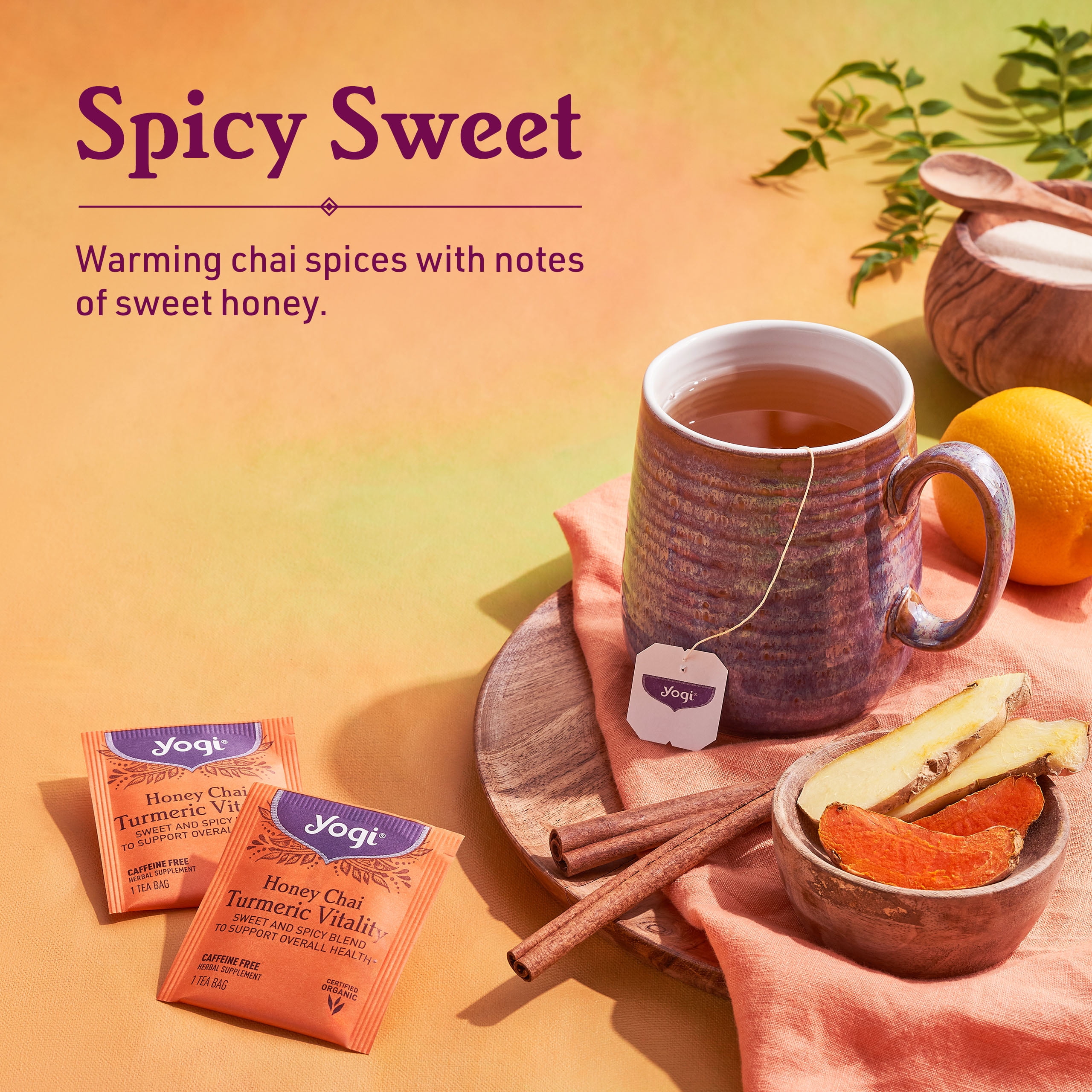 Acheter Yogi Tea Thé Chai Curcuma Bio chez Holland & Barrett