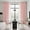 Pink, variant on SMILETIME Back Tab Curtains, 2-Panel Set Rod Pocket & Pinch Pleat Design Light-Filtering & Thermal Insulation Ideal for Living Room, Bedroom & Office Windows