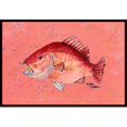 thumbnail image 1 of Carolines Treasures 8351JMAT 24 x 36 In. Strawberry Snapper Indoor or Outdoor Mat, 1 of 4