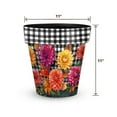 thumbnail image 2 of Briarwood Lane Checkered Mums Medium Planter, 2 of 4