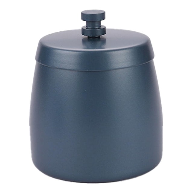 Cenicero pequeño para exteriores con tapa para cigarrillos, cenicero de acero inoxidable, ceniceros para mesa de oficina en casa, patio exterior, ceniceros para coche