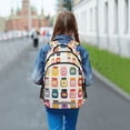 thumbnail image 6 of FORMRS Kids School Backpack Elementary Student Unisex Travel Bookbag with Reflective Stripes, Orange Jar, 6 of 7