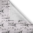 thumbnail image 3 of Ambesonne Eiffel Kitchen Curtains, Polka Dots Hearts, 55"x39", Pale Pink Black White, 3 of 3