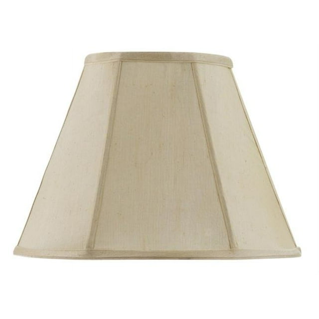 Cal Lighting SH-8106-16-CM 16 Pouces Vertical Piped Base Empire Shade&44; Champagne