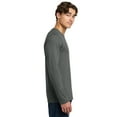 thumbnail image 4 of Gildan Softstyle Men's Long Sleeve T-Shirt, Crewneck, Lightweight Modern Classic Fit, Charcoal, L, 4 of 5