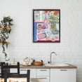 thumbnail image 3 of Stupell Industries Modern Red & Blue Table Setting Black Floating Frame Canvas Art, 17 x 21, by Melissa Wang, 3 of 8