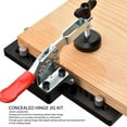 thumbnail image 4 of Woodworking Concealed Hinge Jig, Incisive Concealed Hinge Jig Kit Sturdy  for Cabinet Doors, 4 of 7