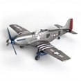 thumbnail image 3 of 1:48 Scale Aircraft Assembly Model for Adult Bright Gray, 3 of 6