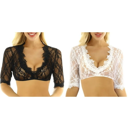 2-Pack Blouse For Oktoberfest Blouse Black Women s Dirndl Blouse Lace Dirndl Elegant Matching Underwear for Couples Set Pregnancy Lingerie Silk Stockings for Women with Bows Women s Lingerie plus