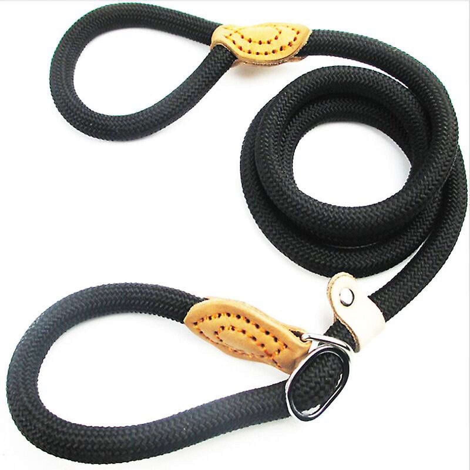 1.5m Nylon Dog Leash Black Rope Dog Leash Rope Dog Leash Dog Training Leash Sliding Dog Leash Dog Lasso Leash Dog Leash Collar for Small and Med Walmart