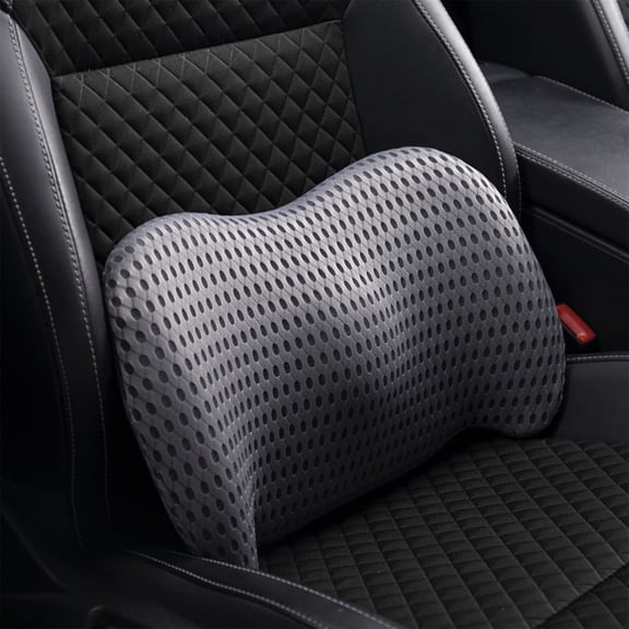 RnemiTe-amo Lumbar Support Pillow for Car,Memory Foam Lumbar Support Pillow for Lower Back Pain Relief for Car Seats, Office Chairs, Gaming Consoles, Sofas, Recliners and Beds