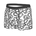 thumbnail image 2 of Daiia Hand Drawn Snake Men's Underwear Boxer Briefs, Cotton Stretch Moisture-Wicking Underwear-XX-Large, 2 of 9