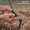 thumbnail image 3 of Eigraketly Paquete de 4 perchas de cuerda ligeras para cultivo, bloqueo ajustable, tienda de campaña de elevación, gancho de polea, elevador de carpas, 3 of 6