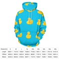 thumbnail image 2 of Yellow Ducks on Blue Background 3D Print Hoodie Men Women Autumn Thin Pullover Sweatshirt Vintage Streetwear Tops, 2 of 6