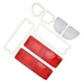Tail Light Reverse Lenses with Gaskets 110215 Red Housing Rear Light
