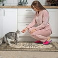 thumbnail image 4 of Kitchen Rugs and Mats Non Skid Washable Farmhouse Boho Brown Pattern Kitchen Mat and Rug Set,Floor Cushion Waterproof Rug,Rubber Backed Area Rugs for Kitchen Laundry, 4 of 7