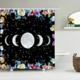 thumbnail image 4 of Floral Plant Leaf Flowers Fabric Waterproof Polyester Shower Curtains Bathroom Curtain Bath Printing, 4 of 7