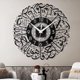 thumbnail image 3 of Reloj de pared musulmán Sunnimix caligrafía islámica acrílico para sala de estar dormitorio cocina decoración Eid Ramadan, 3 of 7