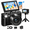 Black, variant on Digital Camera 5K 75MP WiFi Vlogging Camera for Photography, 18x Zoom, Autofocus, 3" Flip Screen, 64GB Card, for Teens and Beginners,Black