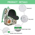 thumbnail image 4 of Sharp Sunflower Print Backpack with Organized Interior, Perfect for College Campus and Workplace, Quality Build, Encouragement Gift, 4 of 5