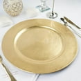 thumbnail image 6 of 13" Charger Plates -Set of 12 - Acrylic Gold Round Disposable Chargers, Ideal for Dinner Party Wedding Bulk Events Catering Decoration, 6 of 11