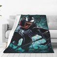 thumbnail image 1 of Manta Venom ligera y acogedora para sofá cama, de franela súper suave, de microfibra, para viajes, para todas las estaciones, para adultos y niños, 40 x 30 pulgadas, 1 of 8
