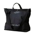 thumbnail image 3 of Bolso bandolera Yinane para hombre y mujer de lona negro, 3 of 8