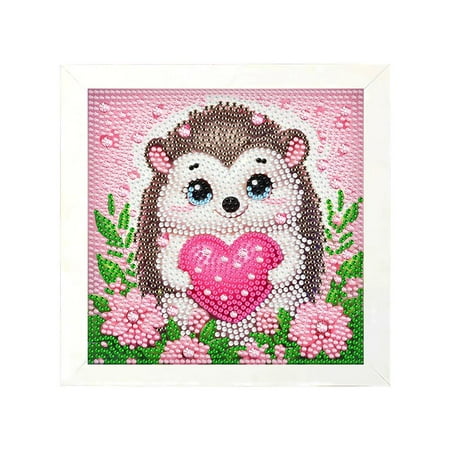 Kids Diamond Art Painting Kit for Animation Decoration, Easy DIY Craft Art with Eco-Friendly Material