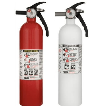Kidde 21029311 1-A:10-B:C & 1-10-B:C Fire Extinguishers, 2-Pack