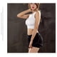 thumbnail image 4 of Chaleco deportivo Sujetador con aros Ropa interior para correr de yoga de secado rápido Fitness, Blanco, M Advancent AP001273-02B, 4 of 7