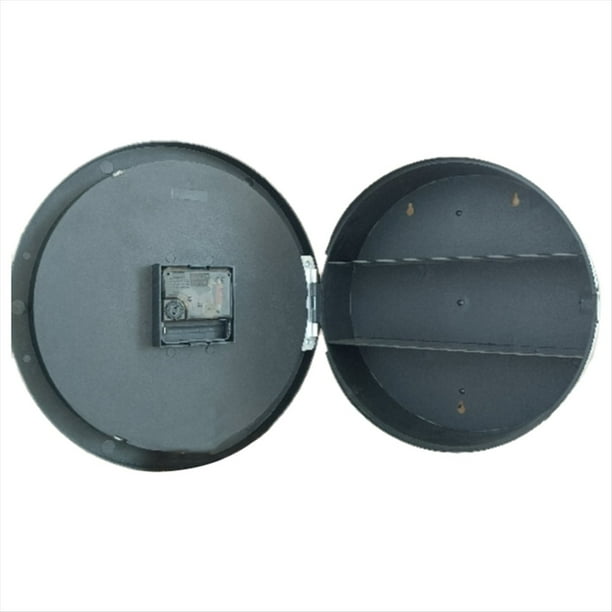 Reloj de Pared Caja Fuerte Oculta, Caja Fuerte para Reloj Reloj Pared Seguro Oculto para Almacenamiento Secreto Dinero Efectivo Joyas, Caja de Almacenamiento para Reloj de Pared