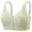 Green, variant on Alun Daisy Front Snap Bras for Older Women Plus Size Sides Support Push up Full Coverage Bralettes for Senior Soft Thin Cup No Underwire Comfortable T-Shirt Bra Watermelon Red 46
