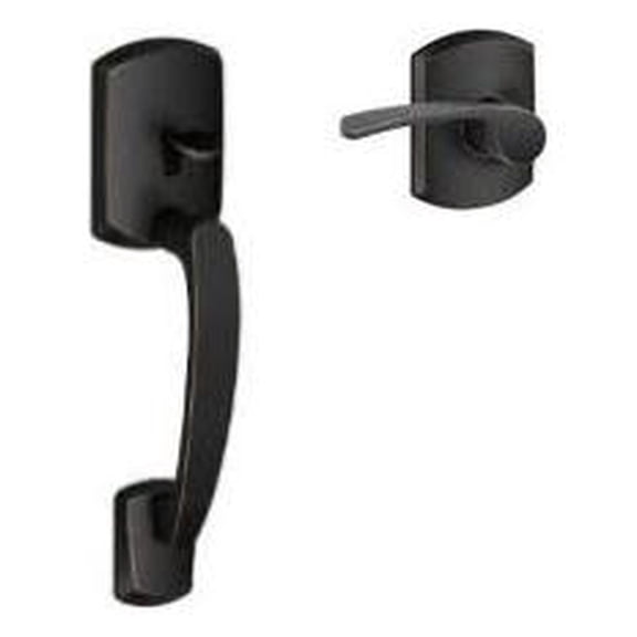 Schlage Fe285-Grw-Mer-Rh Greenwich Right Handed Lower Handle Set - Bronze