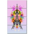 thumbnail image 2 of Design Art - Bright Paris Eiffel TowerCartoon, 2 of 3