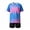 Blue_1, variant on Toddler Kid's 2 Piece Outfit Suits Soccer Training Top Short Sleeve Shorts Sport