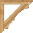 thumbnail image 3 of Ekena Millwork 6"W x 48"D x 48"H Balboa Slat Rough Sawn Bracket, Western Red Cedar, 3 of 4