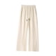 thumbnail image 3 of Ceisia Men's Trendy Solid Color Gift Elastic Drawstring Waist Straight Casual Trousers with Pockets, 3 of 6