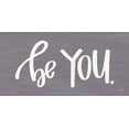 thumbnail image 2 of Jaxn Blvd. 14x9 White Modern Wood Framed Museum Art Print Titled - Be You, 2 of 4
